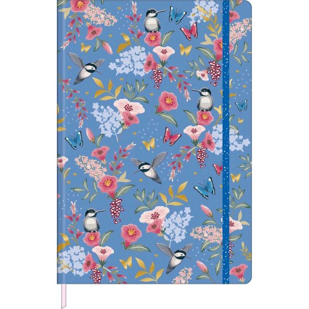 Foto ilustrativa Caderno sem Pauta Costurado Capa Dura Fitto G Trend Encanto 90 gramas 80 Folhas