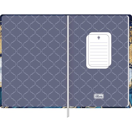Foto ilustrativa Caderno sem Pauta Costurado Capa Dura Fitto G Trend Mármore 90 gramas 80 Folhas