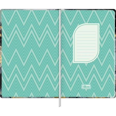 Foto ilustrativa Caderno sem Pauta Costurado Capa Dura Fitto G Trend Mármore 90 gramas 80 Folhas