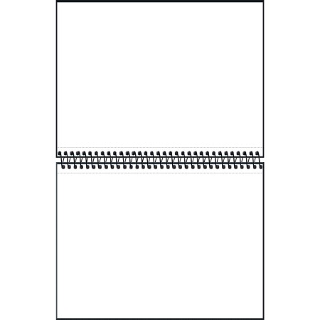 Foto ilustrativa Caderno Sketchbook Espiral  Capa Dura A4 Académie 90 G 80 Folhas