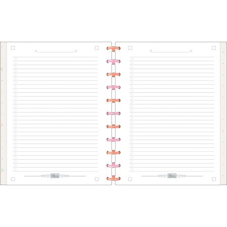 Foto ilustrativa Caderno Tilidisco Universitário Connect 1 Matéria Happy 80 Folhas