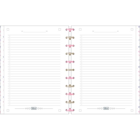 Foto ilustrativa Caderno Tilidisco Universitário Connect 1 Matéria Jolie 80 Folhas