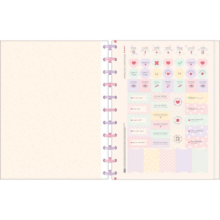 Foto ilustrativa Caderno Tilidisco Universitário Connect 1 Matéria Soho 80 Folhas