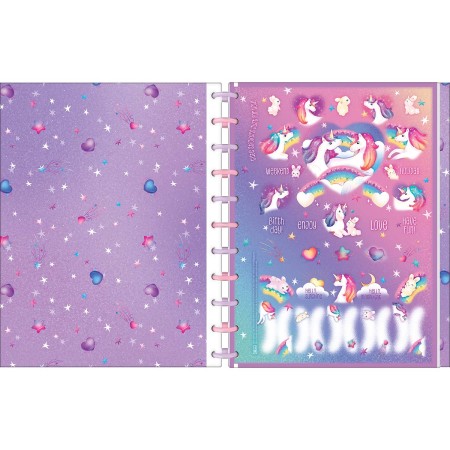 Foto ilustrativa Caderno Tilidisco Universitário Connect 10 Matérias Blink 160 Folhas