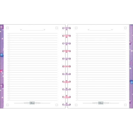 Foto ilustrativa Caderno Tilidisco Universitário Connect 10 Matérias Blink 160 Folhas