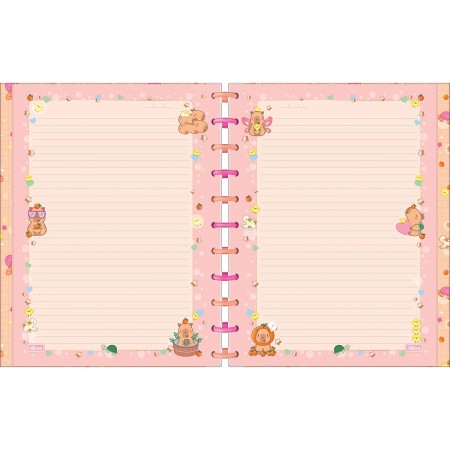 Foto ilustrativa Caderno Tilidisco Universitário Connect 10 Matérias Capyclub 160 Folhas