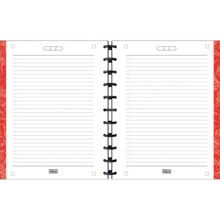 Foto ilustrativa Caderno Tilidisco Universitário Connect 10 Matérias Coca-Cola 160 Folhas