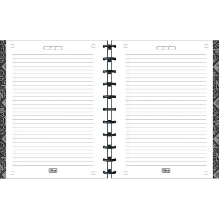 Foto ilustrativa Caderno Tilidisco Universitário Connect 10 Matérias Wandinha 160 Folhas