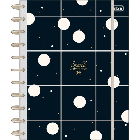 Foto ilustrativa Caderno Universitário Tilidisco Connect 10 Matérias West Village 160 Folhas