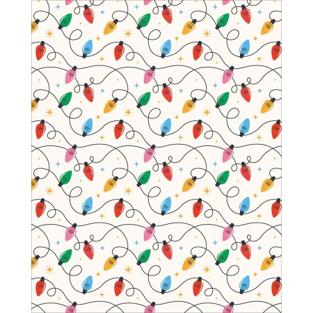 Foto ilustrativa Caixa Papel de Presente Natal 75 Rolos