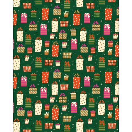 Foto ilustrativa Caixa Papel de Presente Natal 75 Rolos