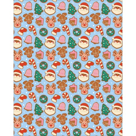 Foto ilustrativa Caixa Papel de Presente Natal 75 Rolos