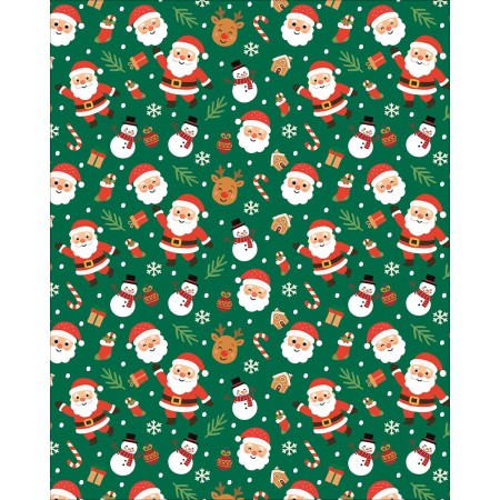 Foto ilustrativa Caixa Papel de Presente Natal 75 Rolos