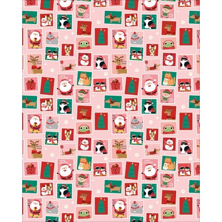 Foto ilustrativa Caixa Papel de Presente Natal 75 Rolos