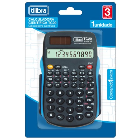 Foto ilustrativa Calculadora Científica 56 Funções TC20 Preta