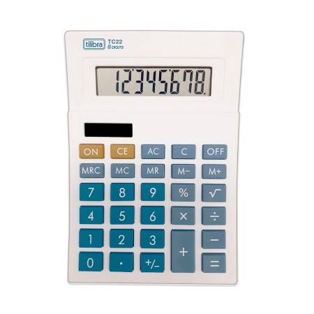 Foto ilustrativa Calculadora de Mesa 8 Dígitos TC22 Branca