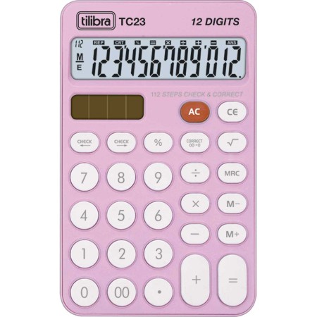 Foto ilustrativa Calculadora de Mesa TC23 Rosa Claro