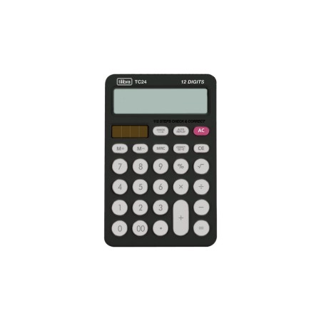 Foto ilustrativa Calculadora de Mesa TC24 Preta - Tilibra