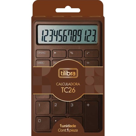 Foto ilustrativa Calculadora de Mesa TC26 Chocolate