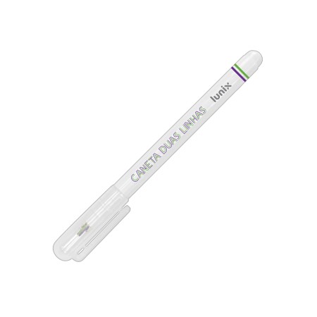 Foto ilustrativa Caneta Duas Linhas Lunix