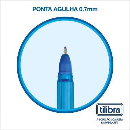 Foto ilustrativa Caneta Esferográfica 0.7mm Lid Fine Azul