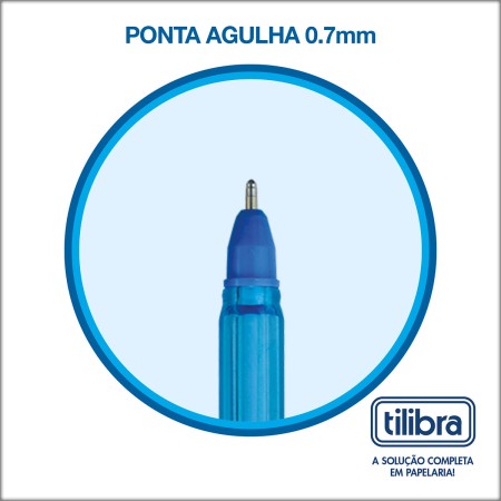 Foto ilustrativa Caneta Esferográfica 0.7mm Lid Fine - Blister com 4 unidades