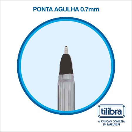 Foto ilustrativa Caneta Esferográfica 0.7mm Lid Fine Preta