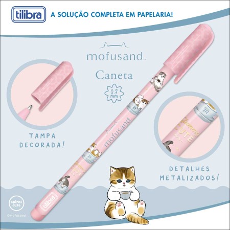 Foto ilustrativa Caneta Esferográfica 0.7mm Mofusand - Sortida