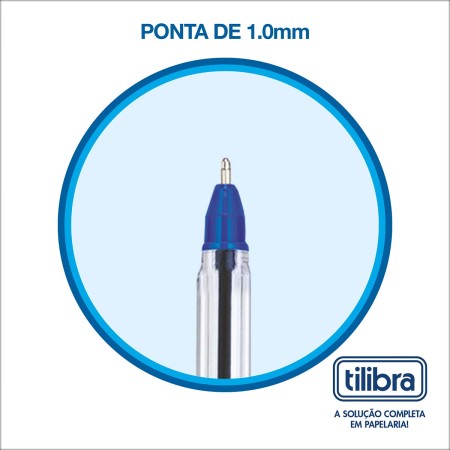 Foto ilustrativa Caneta Esferográfica 1.0mm Lid Azul