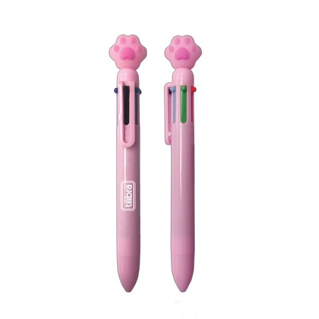 Foto ilustrativa Caneta Esferográfica 1.0mm RC6 Cores Purrfect - Sortido