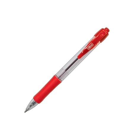Foto ilustrativa Caneta Esferográfica Retrátil 1.0mm Easy Grip Vermelha