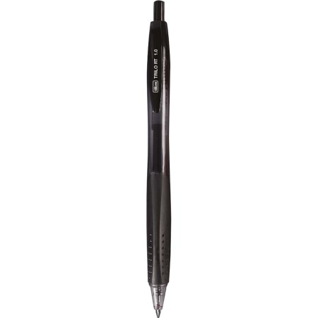 Foto ilustrativa Caneta Esferográfica Retrátil 1.0mm Trilo Preta