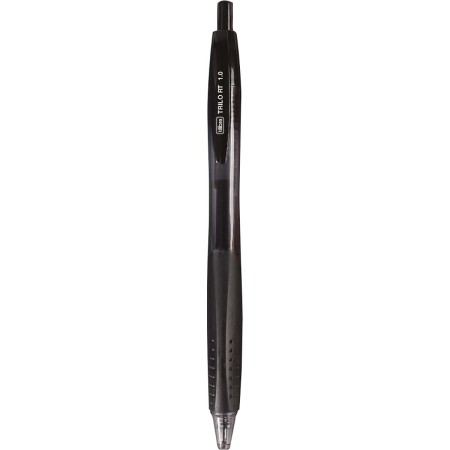 Foto ilustrativa Caneta Esferográfica Retrátil 1.0mm Trilo Preta