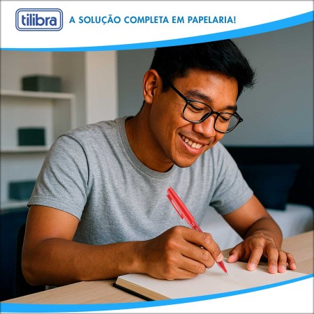 Foto ilustrativa Caneta Fine Pen 0.4mm Vermelha