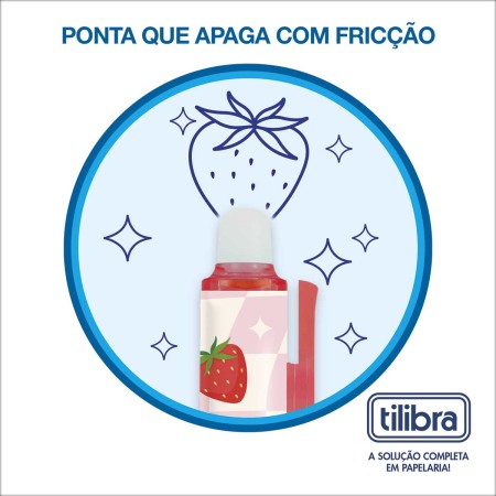 Foto ilustrativa Caneta Gel Apagável Retrátil 0.5mm Be Berry