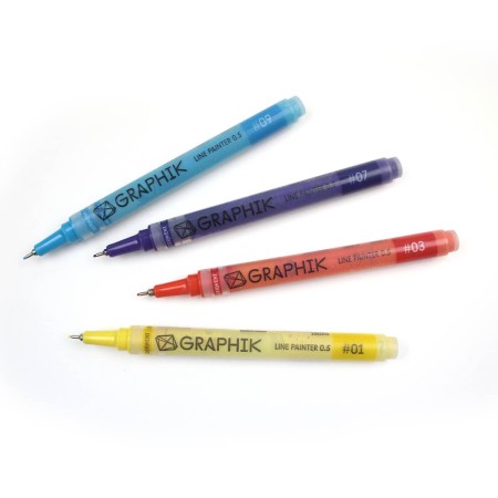 Foto ilustrativa Caneta Graphik Line Painter 0.5mm Cor #04 Herring