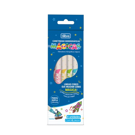 Foto ilustrativa Canetinhas Hidrográficas Mágicas