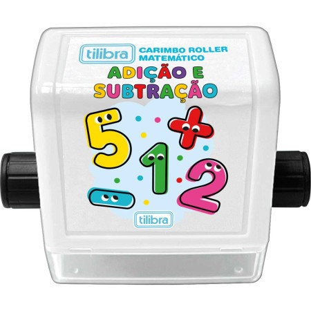 Foto ilustrativa Carimbo Roller Matemático - Adição e Subtração