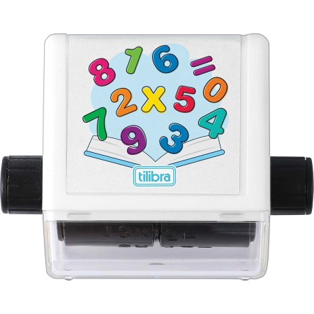Foto ilustrativa Carimbo Roller Matemático - Tabuada  - Blister com 1 unidade