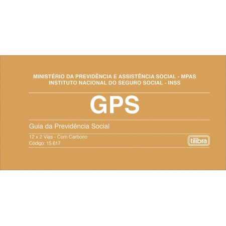 Foto ilustrativa Carnê GPS - Guia da Previdência Social 12x2 Vias - 24 Folhas