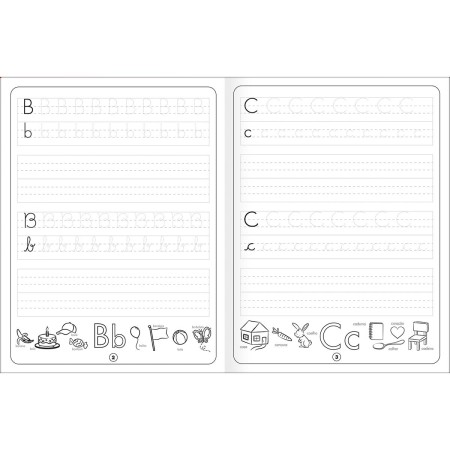 Foto ilustrativa Cartilha de Atividades Alfabetização Aprender, Brincar e Colorir 16 Folhas