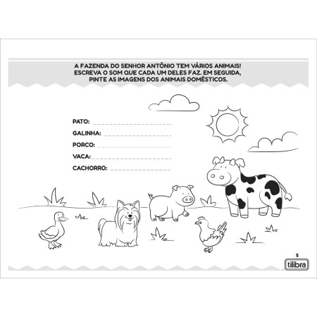 Foto ilustrativa Cartilha de Atividades de Ciências - Animais Académie 20 Folhas