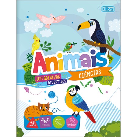 Foto ilustrativa Cartilha de Atividades de Ciências - Animais Aprender, Brincar e Colorir 8 Folhas