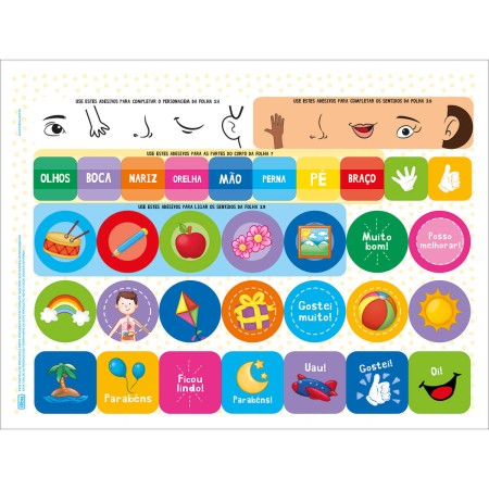 Foto ilustrativa Cartilha de Atividades de Ciências - Corpo Humano Académie 20 Folhas