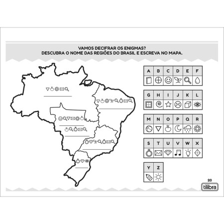 Foto ilustrativa Cartilha de Atividades de Geografia - Brasil Académie 20 Folhas