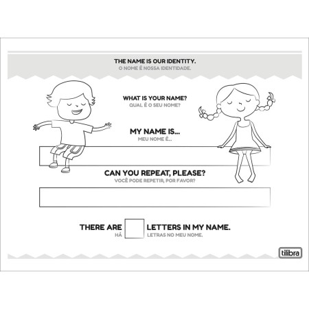 Foto ilustrativa Cartilha de Atividades de Inglês Académie 20 Folhas