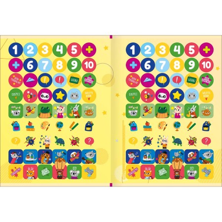 Foto ilustrativa Cartilha de Atividades de Matemática - Adição Aprender, Brincar e Colorir 16 Folhas