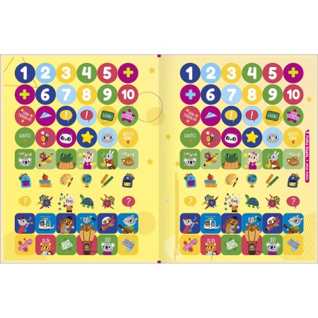 Foto ilustrativa Cartilha de Atividades de Matemática - Adição Aprender, Brincar e Colorir 8 Folhas