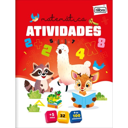 Foto ilustrativa Cartilha de Atividades de Matemática Aprender, Brincar e Colorir 16 Folhas