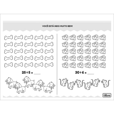 Foto ilustrativa Cartilha de Atividades de Matemática - Divisão Académie 20 Folhas